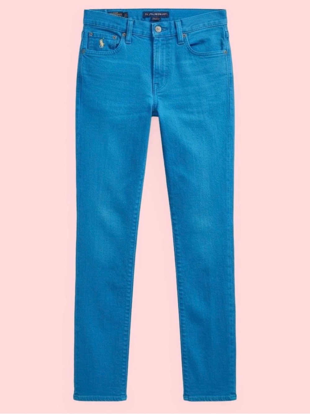 🦋 RALPH LAUREN SPORT Turquoise/Teal Skinny Jeans sz 30 🦋
